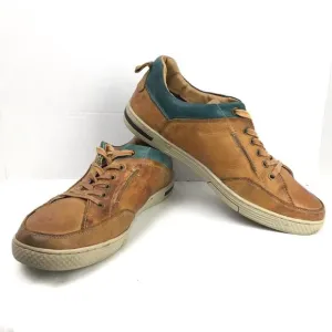 Steve Madden Pasadena Distressed Leather Sneakers Sz 11