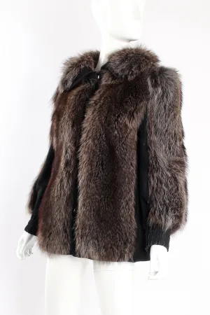 Suede Coyote Fur Jacket