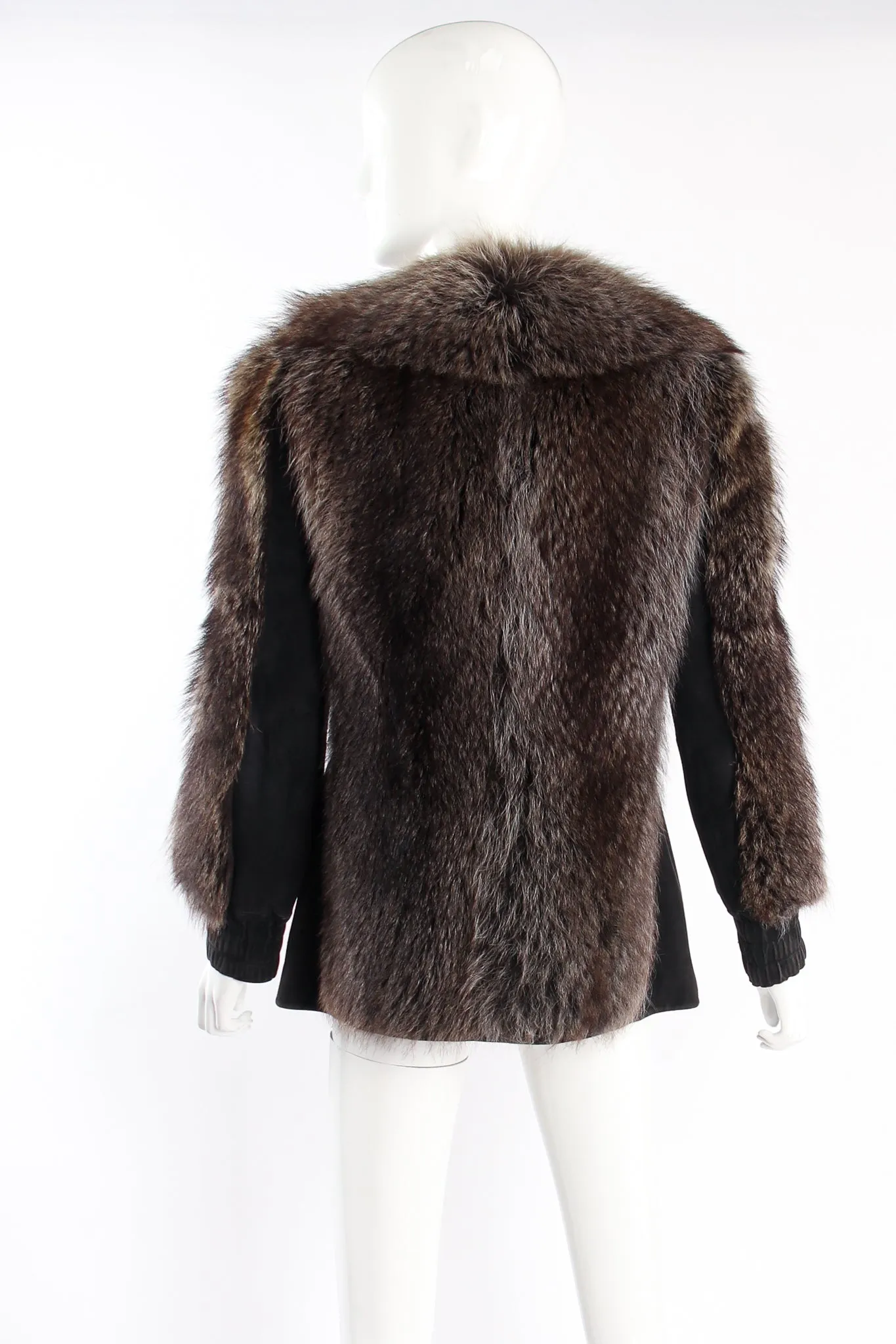 Suede Coyote Fur Jacket