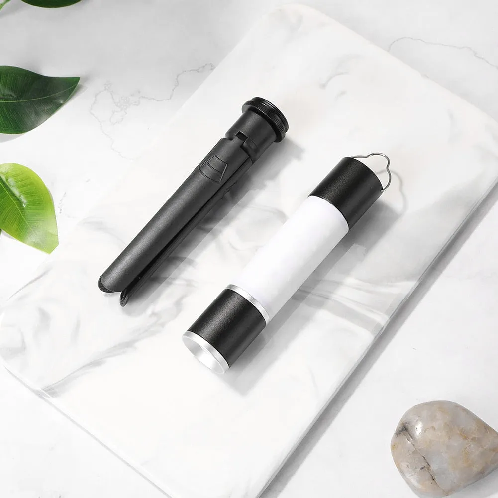 Telescopic LED Flashlight With Tripod For Outdoor Camping