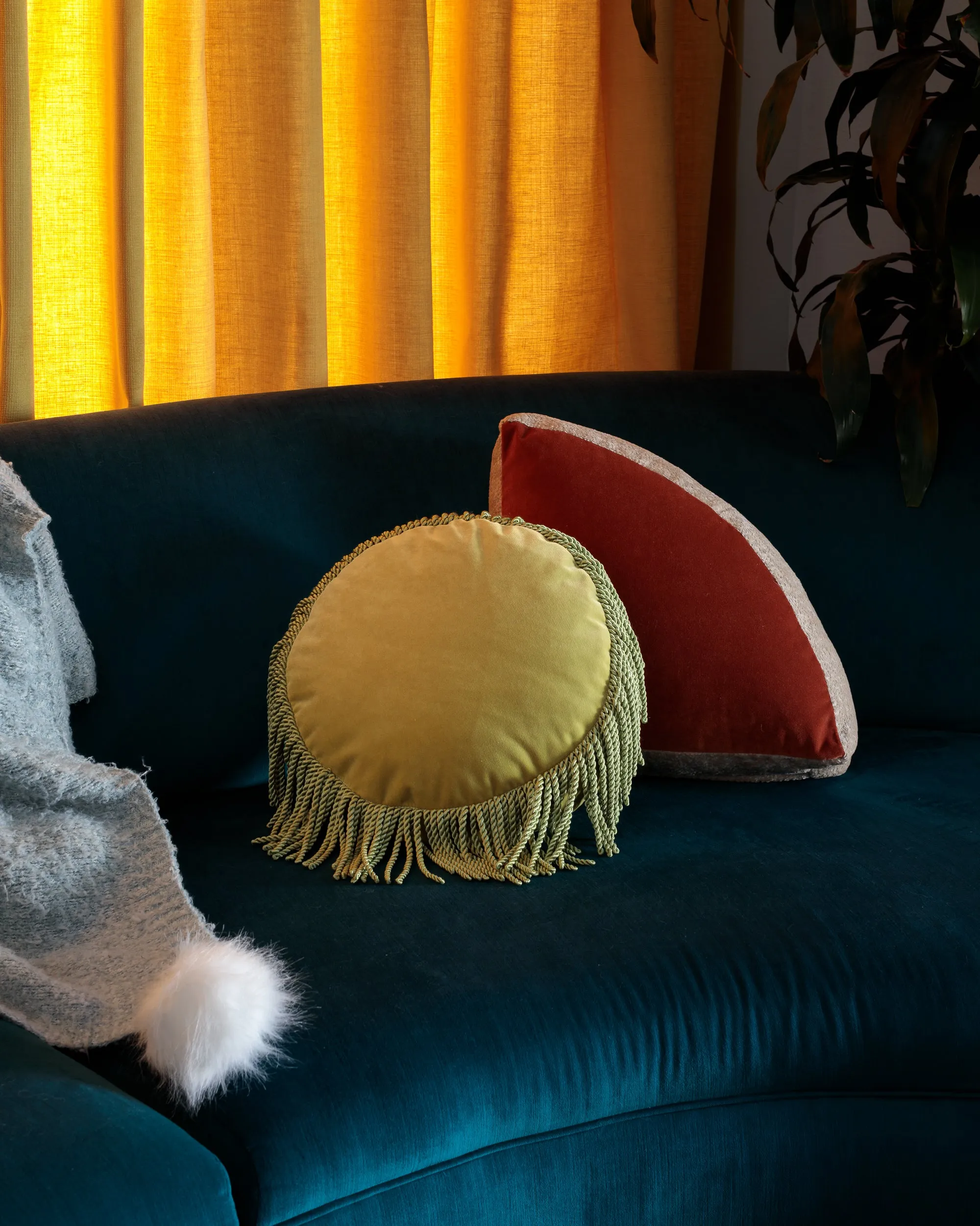 The Diddis Pillow: Chartreuse Chic