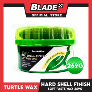 Turtle Wax Super Hard Shell Finish Soft Paste Car Wax 269g Cleans, Shines And Provides Durable Protection