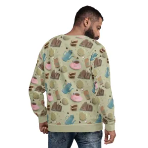 Unisex Sweatshirt, Fun Coffee Aesthetic