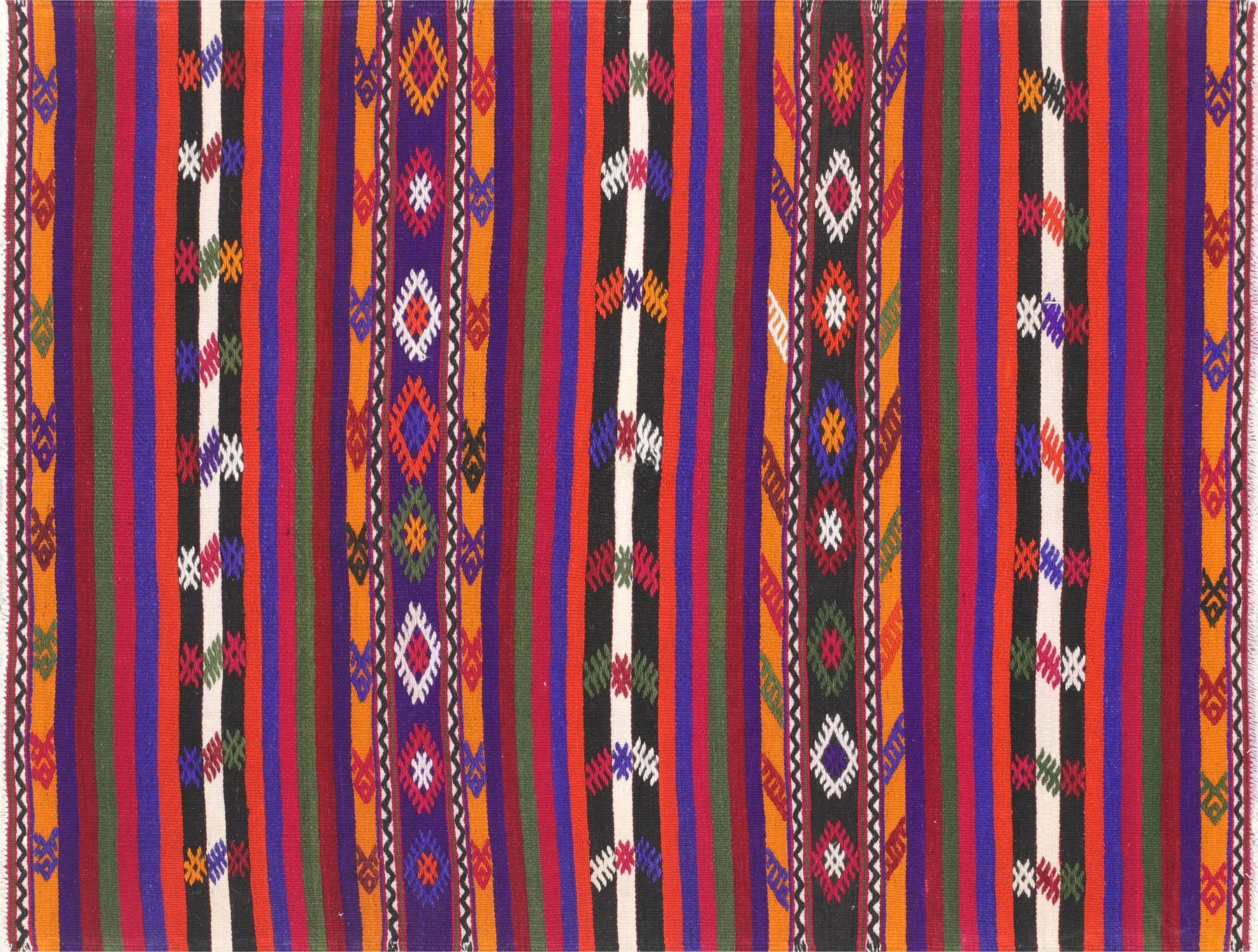 Vintage Turkish Kilim - 3'10" x 4'11"