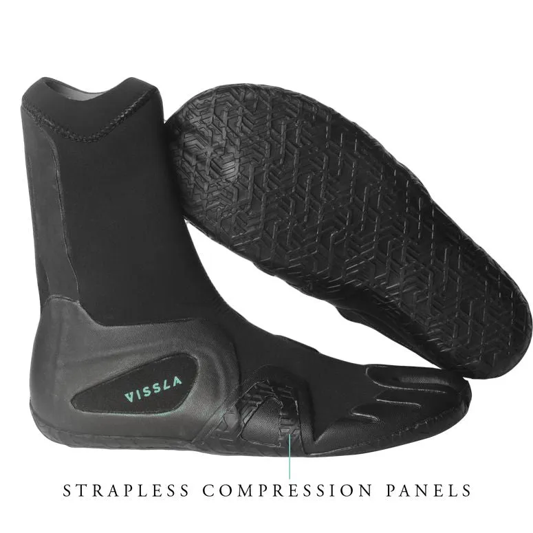 Vissla - 7 Seas 3mm Split Toe Bootie - Black