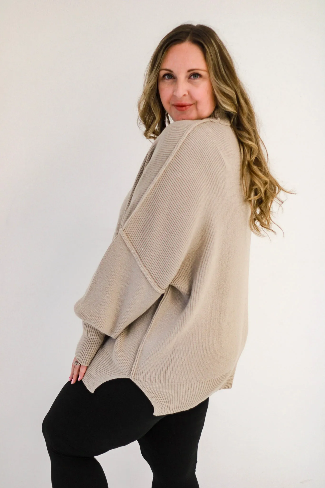 Warm Feelings Here Mocha Sweater