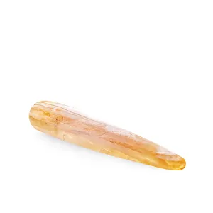 Warm Honey Quartz Yoni Wand Light