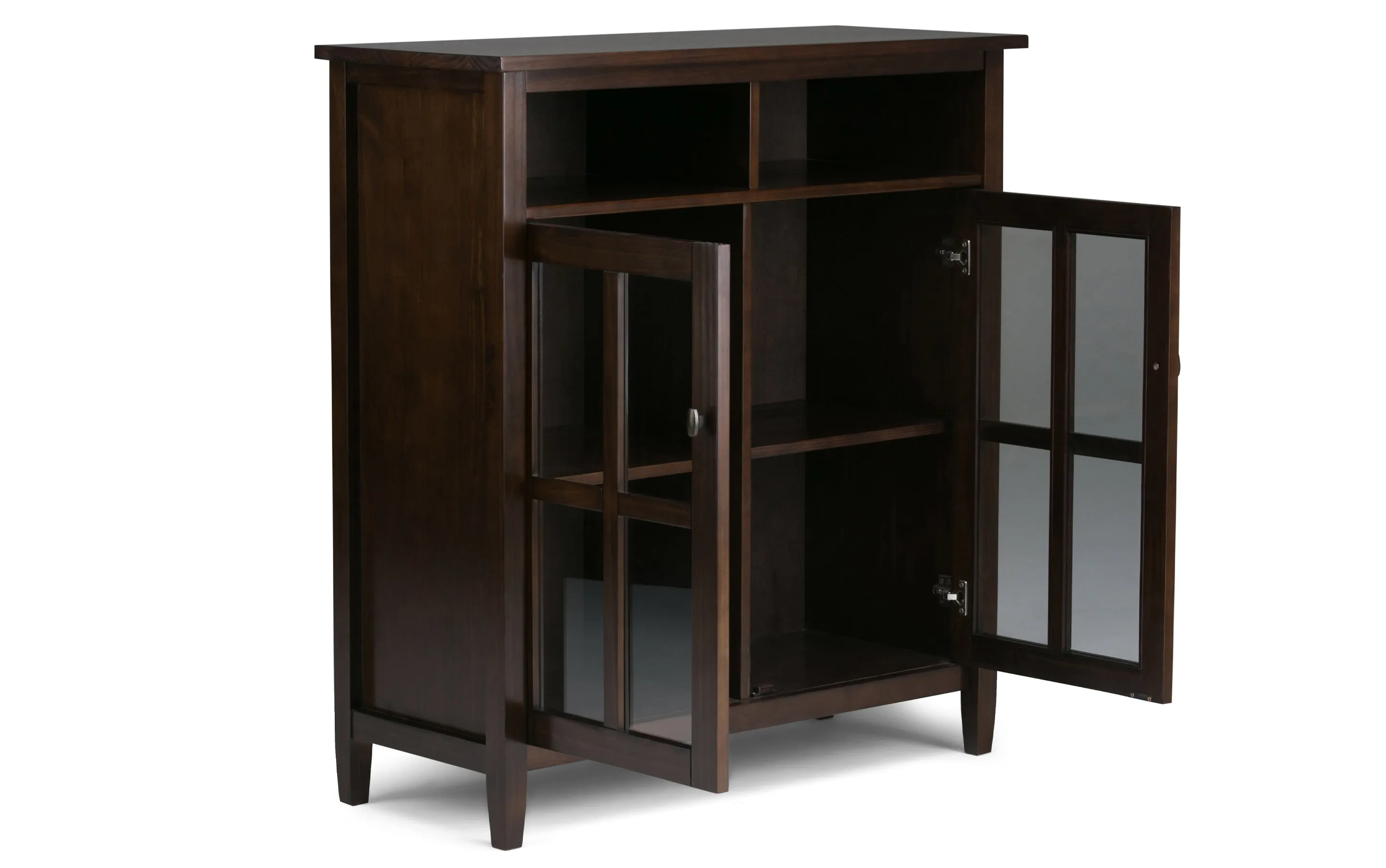 Warm Shaker Medium Storage Media Cabinet