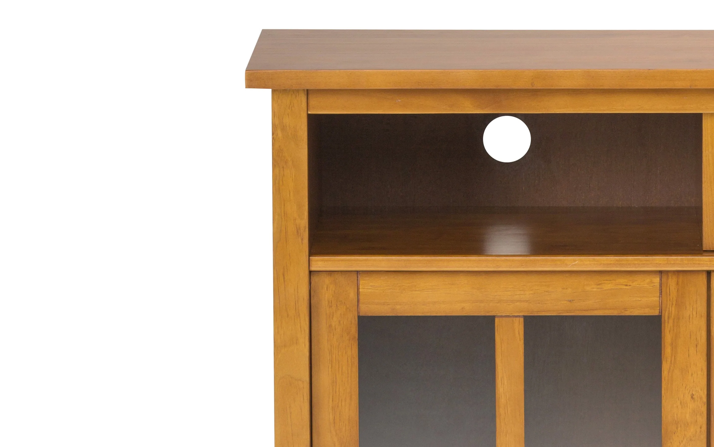 Warm Shaker Medium Storage Media Cabinet