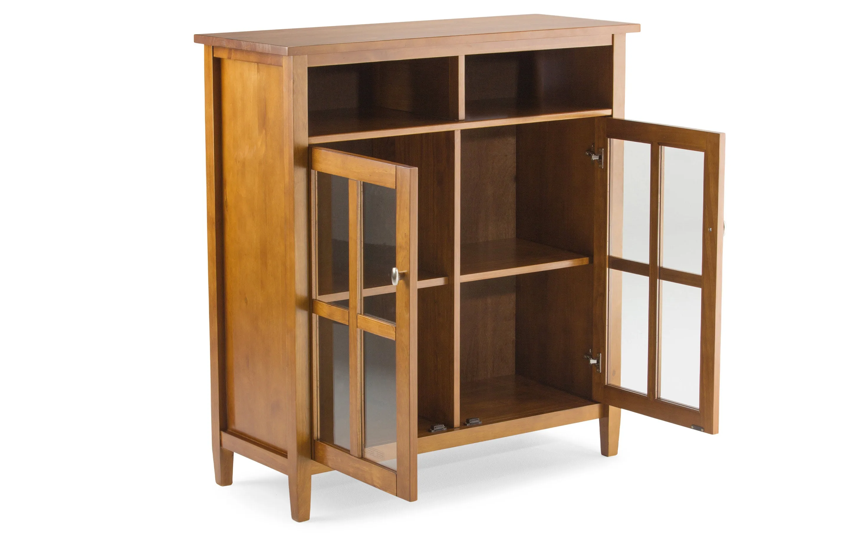 Warm Shaker Medium Storage Media Cabinet