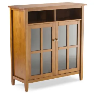 Warm Shaker Medium Storage Media Cabinet
