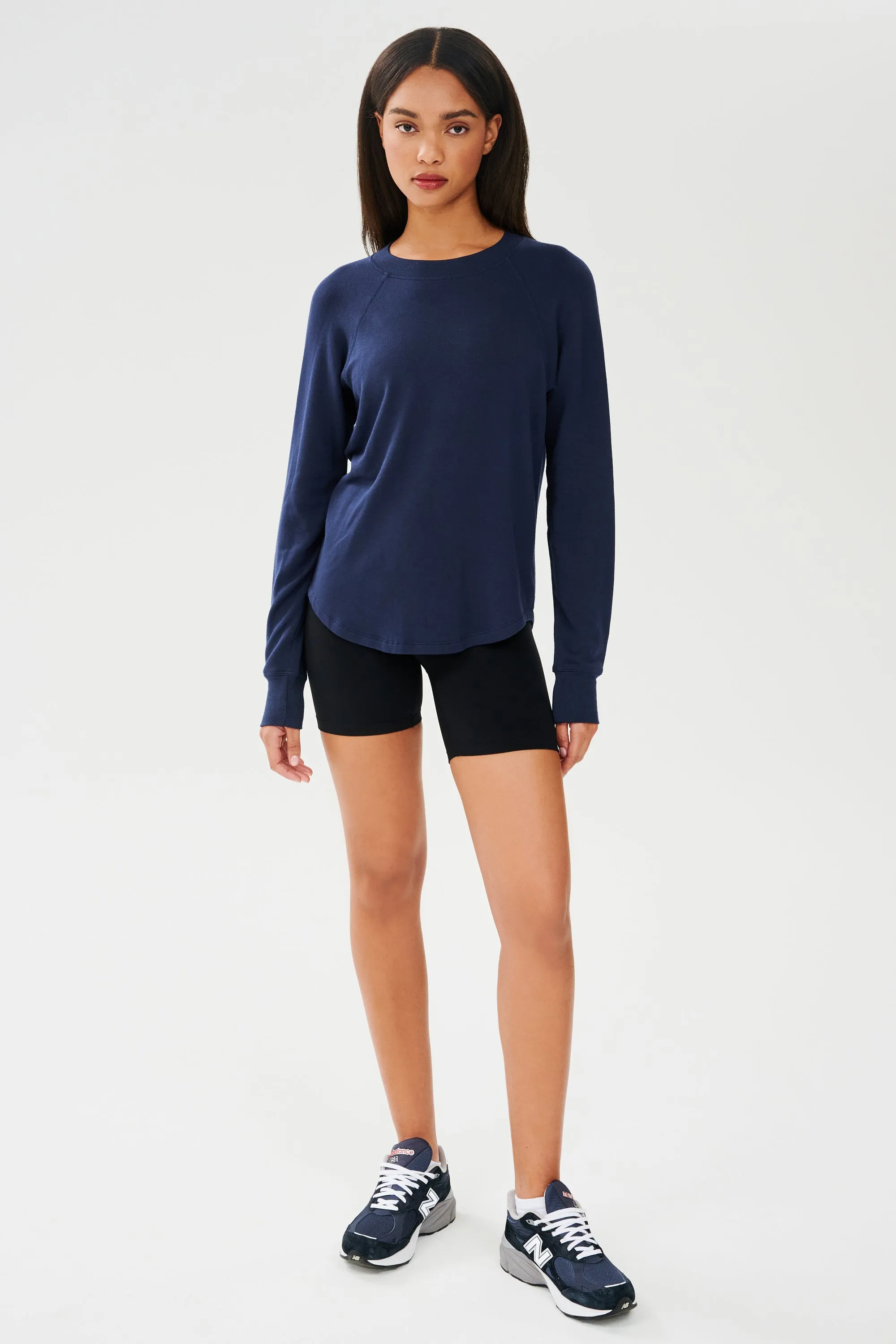 Warm Up Fleece Sweatshirt - Indigo