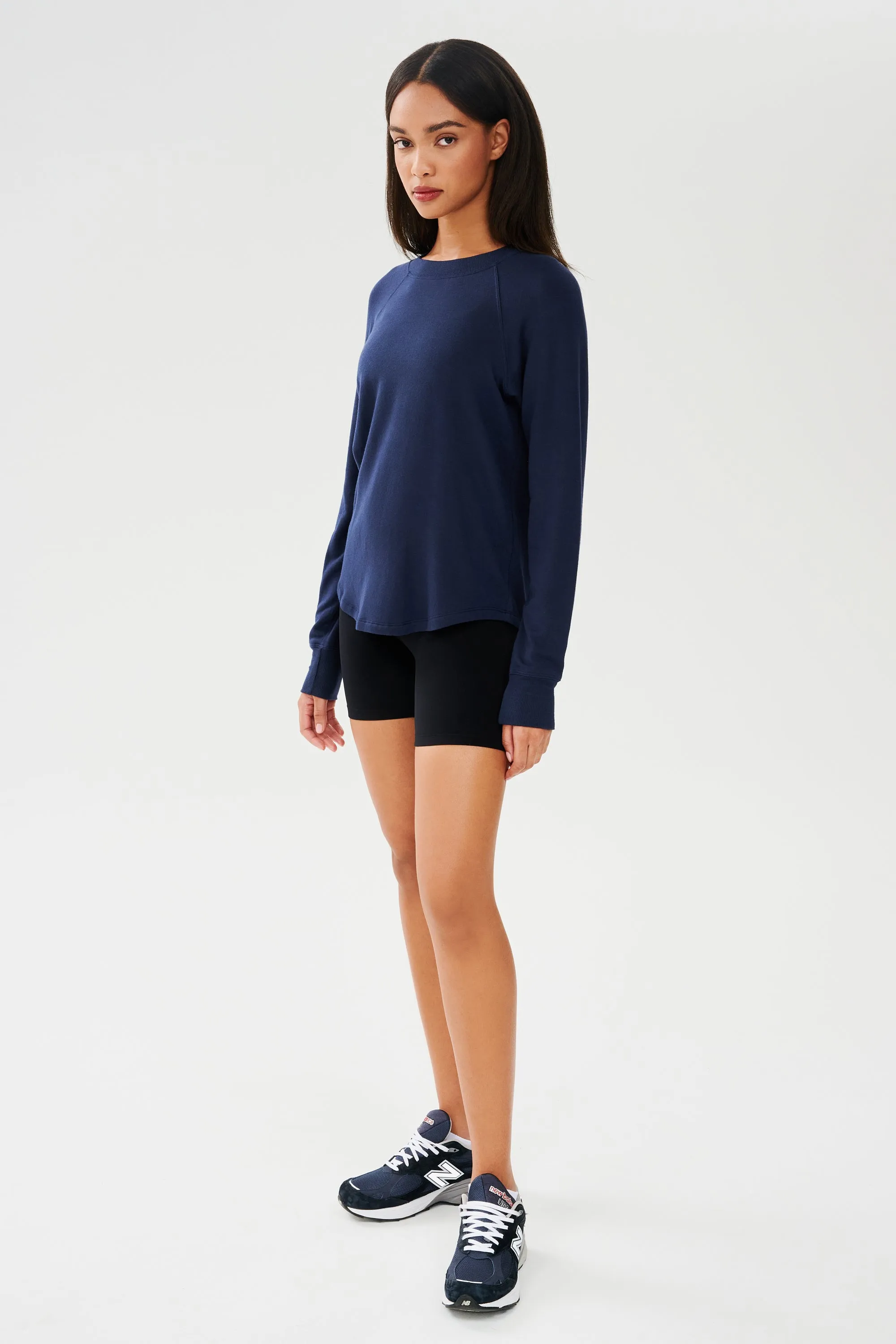 Warm Up Fleece Sweatshirt - Indigo