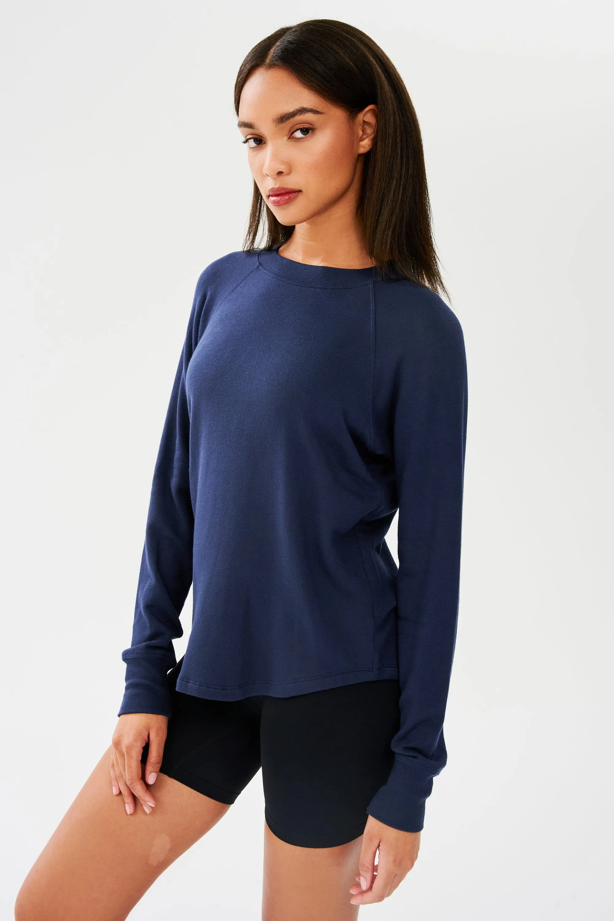 Warm Up Fleece Sweatshirt - Indigo