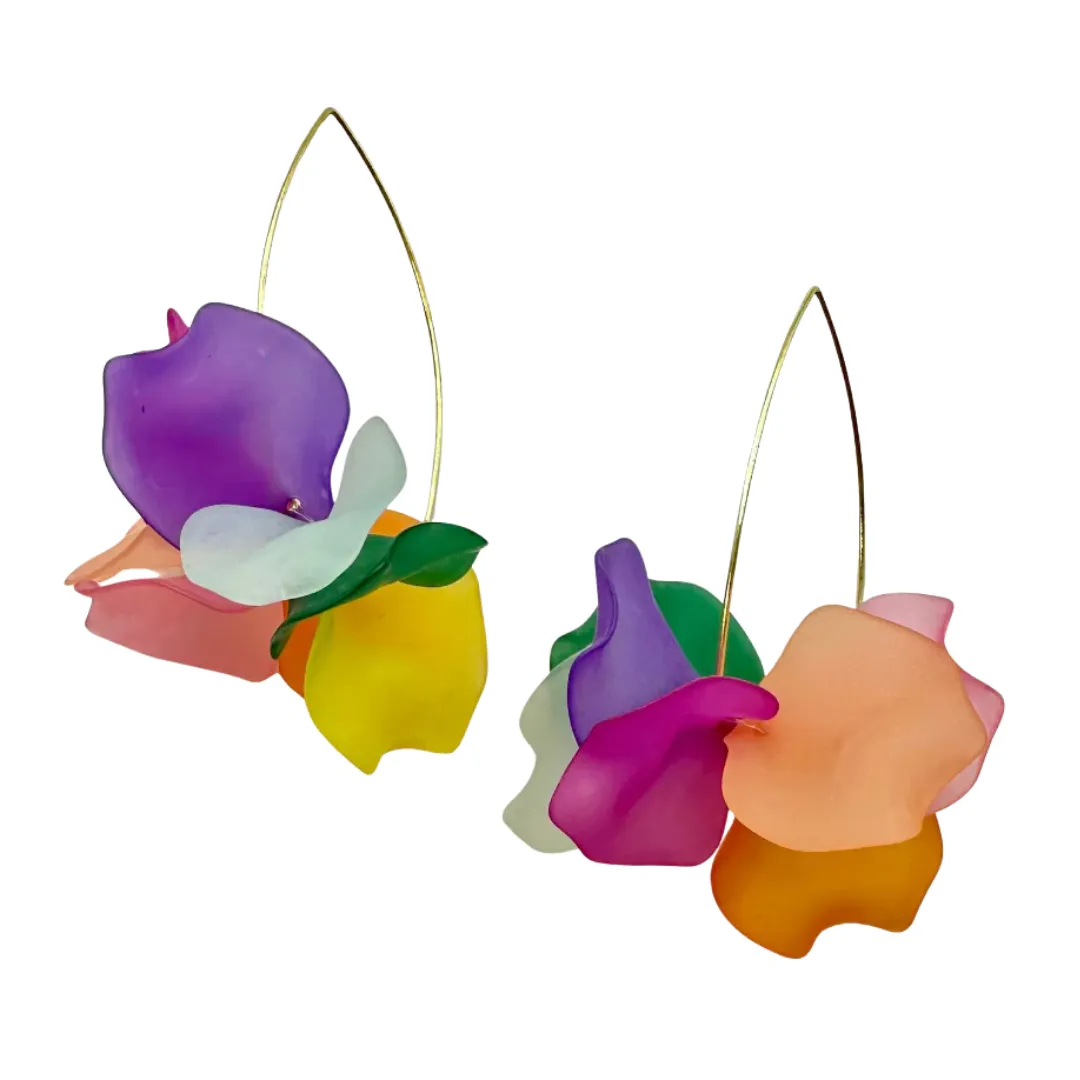 Wild Bloom Earrings Multi