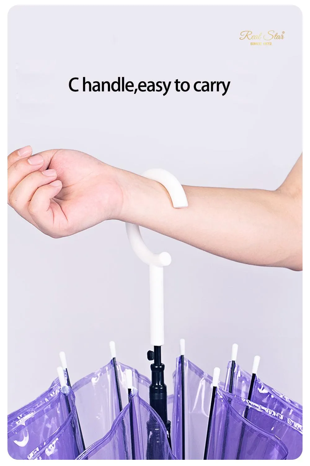 Windproof Transparent Umbrella