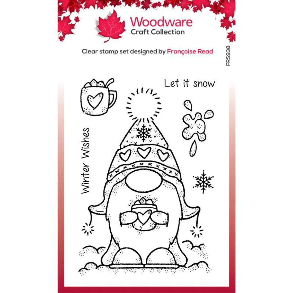 Winter Gnomes Clear Stamp FRS938 Woodware