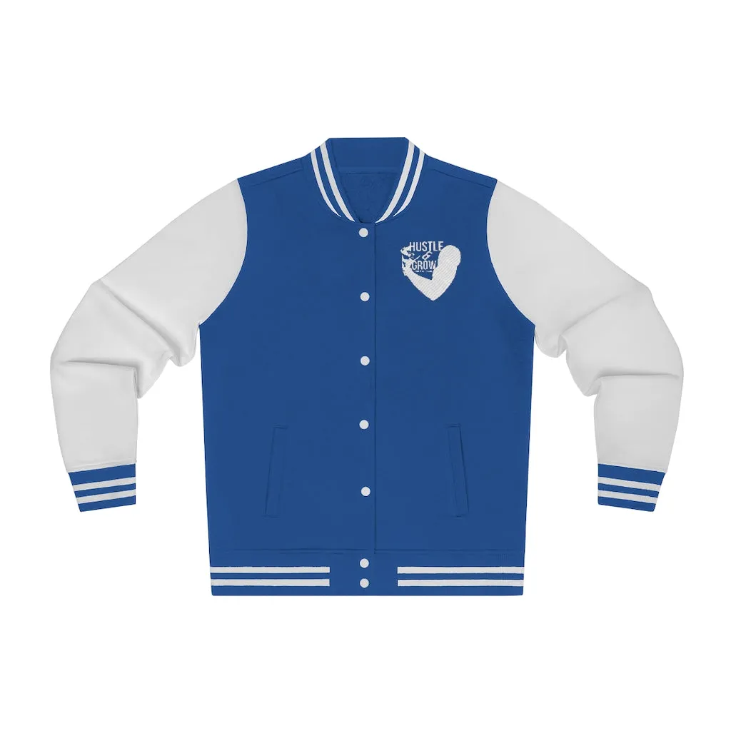 Women's Hustle & Grow Varsity Jacket (True Royal)