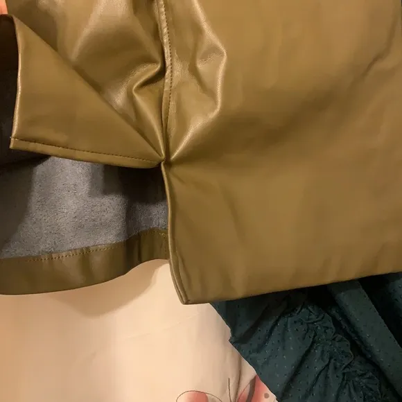 Zara Faux Leather Skirt