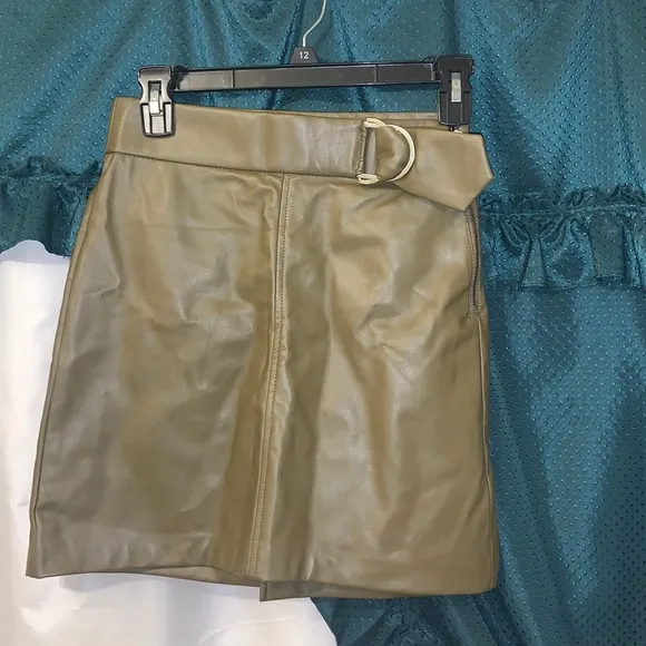 Zara Faux Leather Skirt