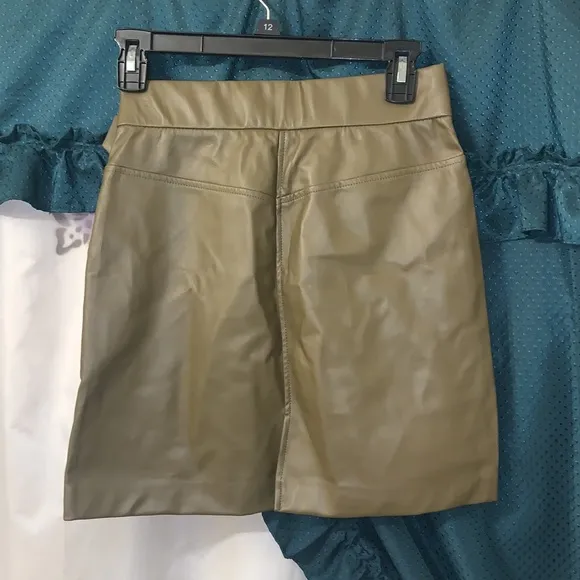 Zara Faux Leather Skirt