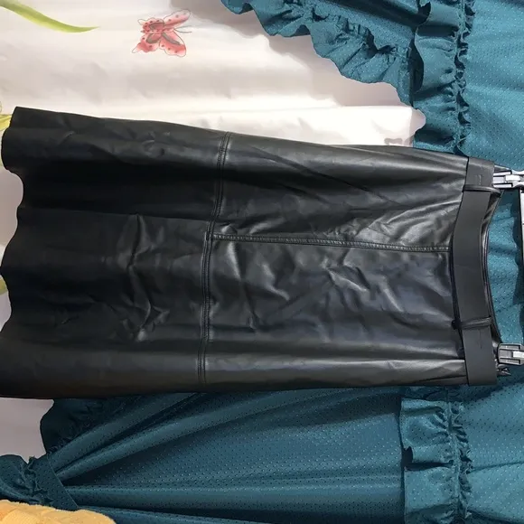 Zara Faux Leather Skirt