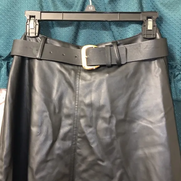 Zara Faux Leather Skirt